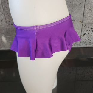 Loco Boutique Woman's Solid Logo Skirted Bikini Bottom - Loco Boutique