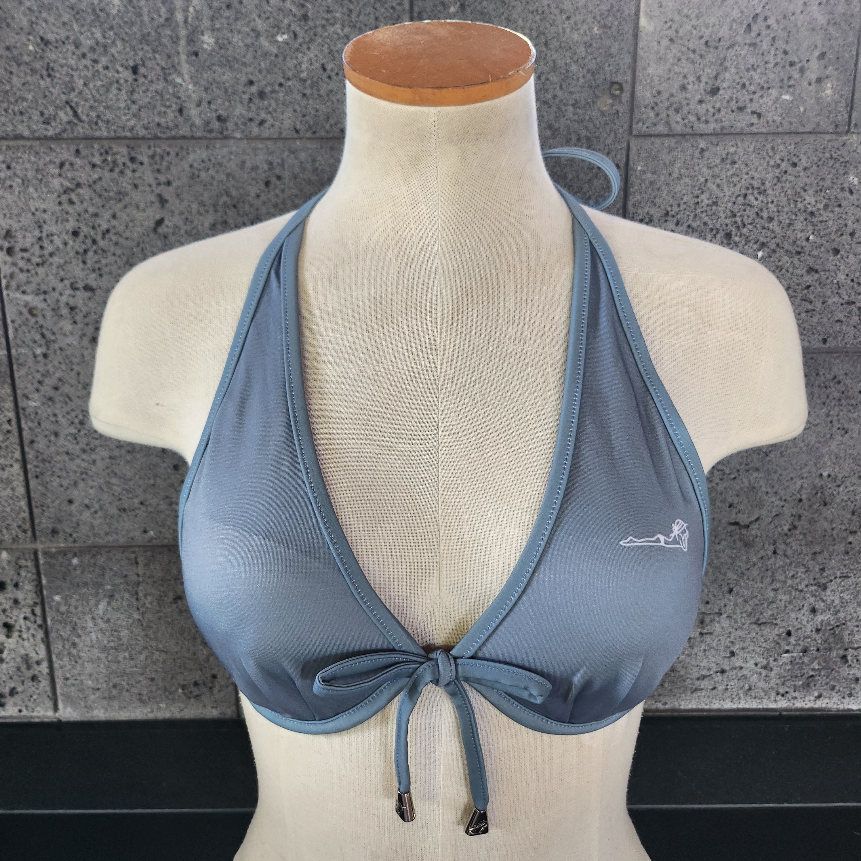 Loco Boutique Solid Logo Tie Back Underwire