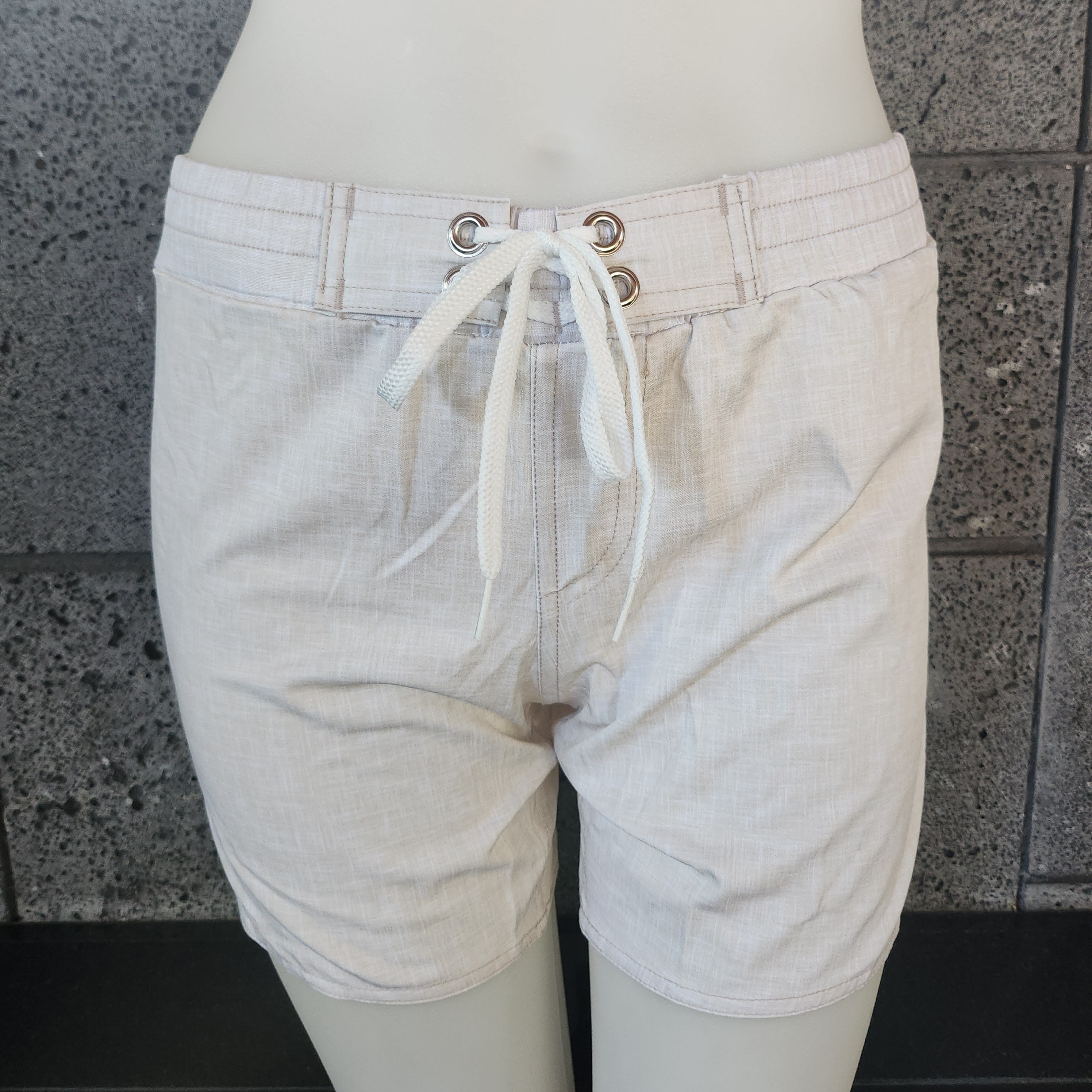 Loco Boutique Linen Mid-Thigh Length Boardshort