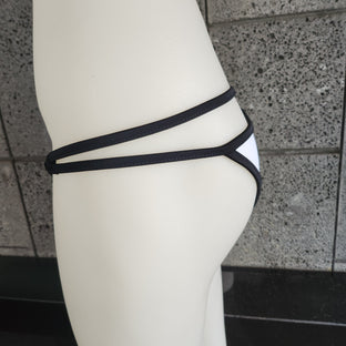 Loco Boutique Pure B&W High-Cut Thong