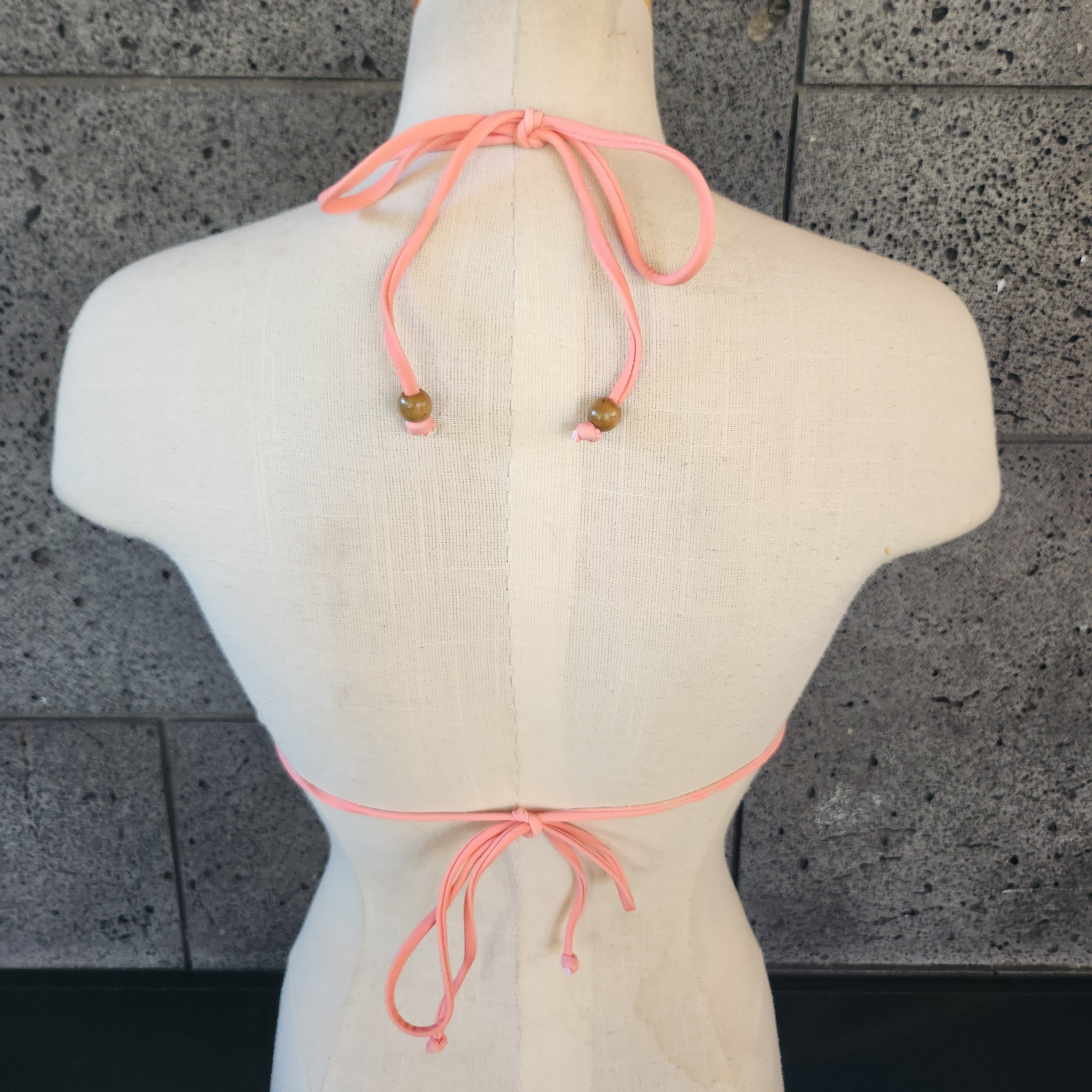 Loco Boutique Woman's Tropical Orchid Sliding Triangle Bikini Top