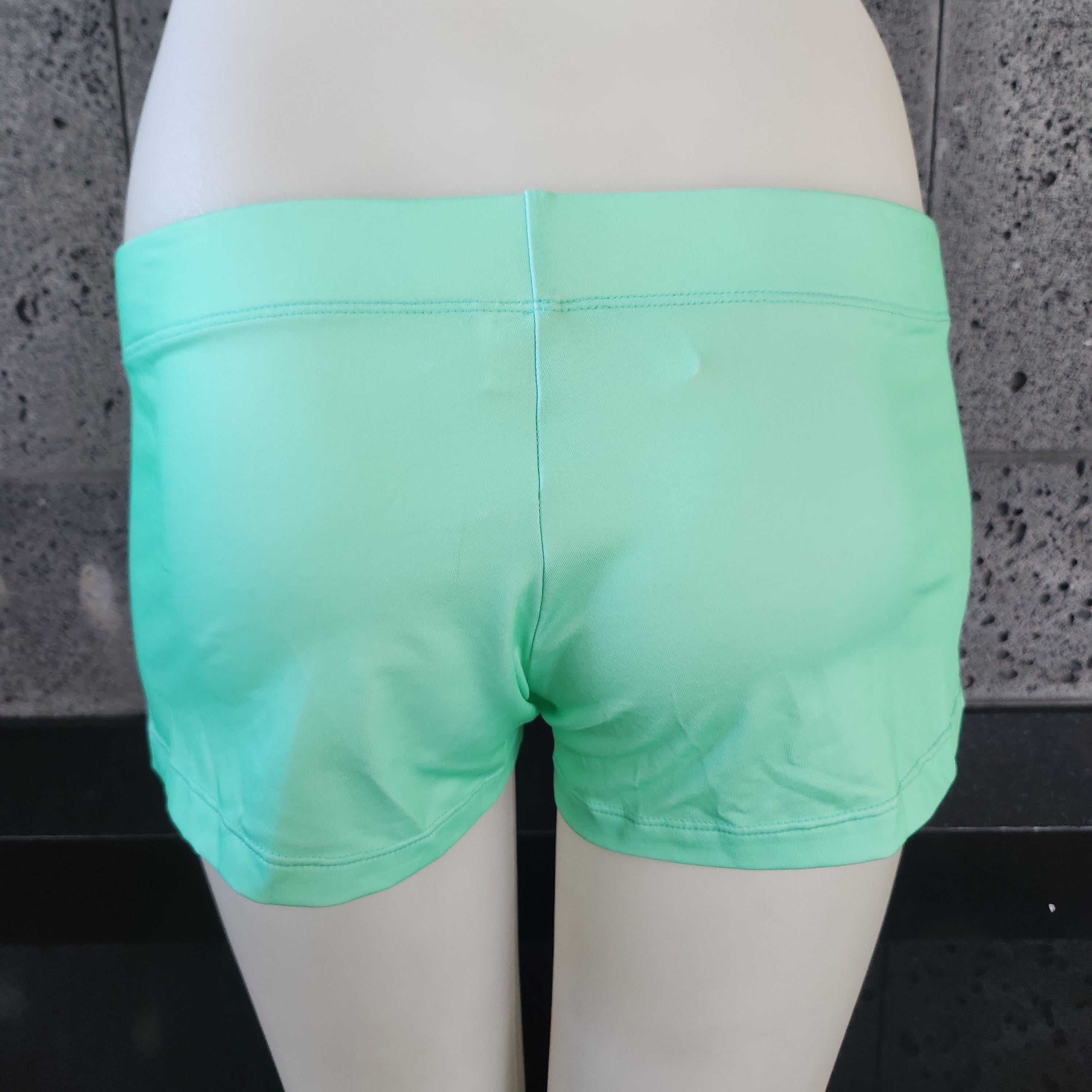 Loco Boutique Solid Logo Fitted Shorts