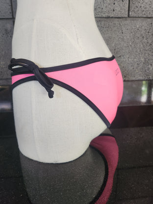 Neon Black Piping Removable Bows - Loco Boutique