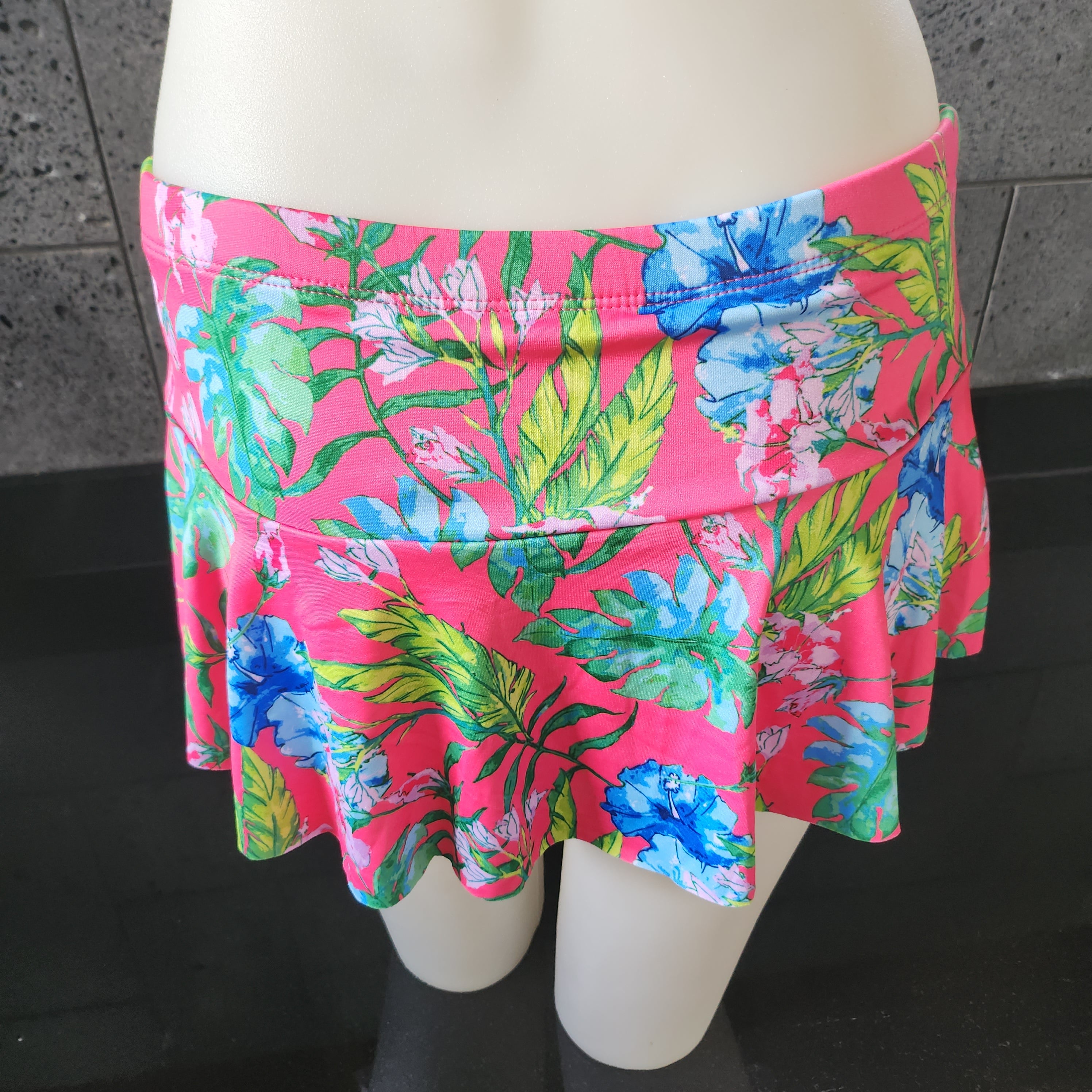 Loco Boutique Water Color Flared Skort
