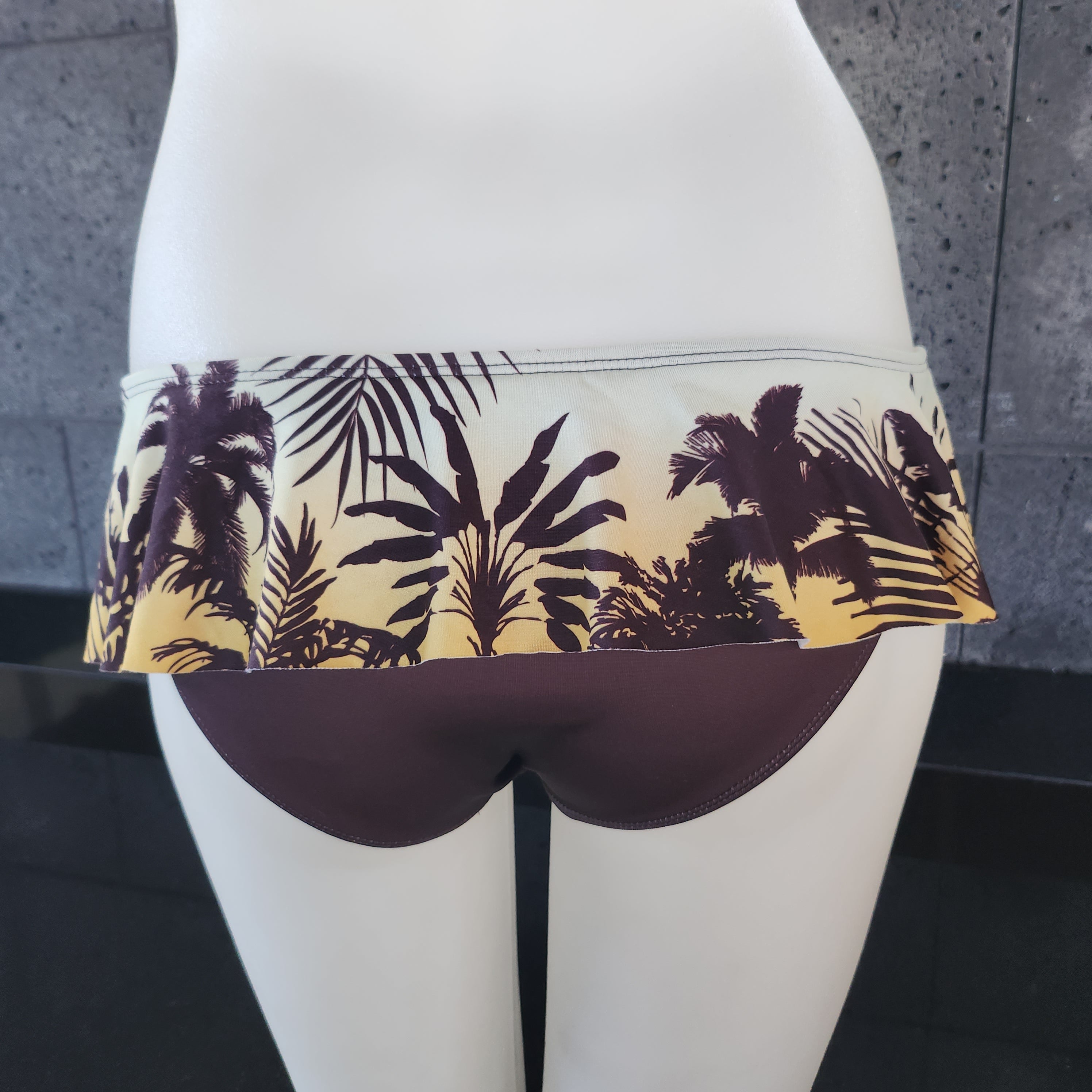 Loco Boutique Shadow Stripe Skirted Bottom