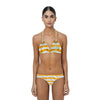 Loco Boutique Sailor Triangle Bikini Top - GOLD YELLOW / XS