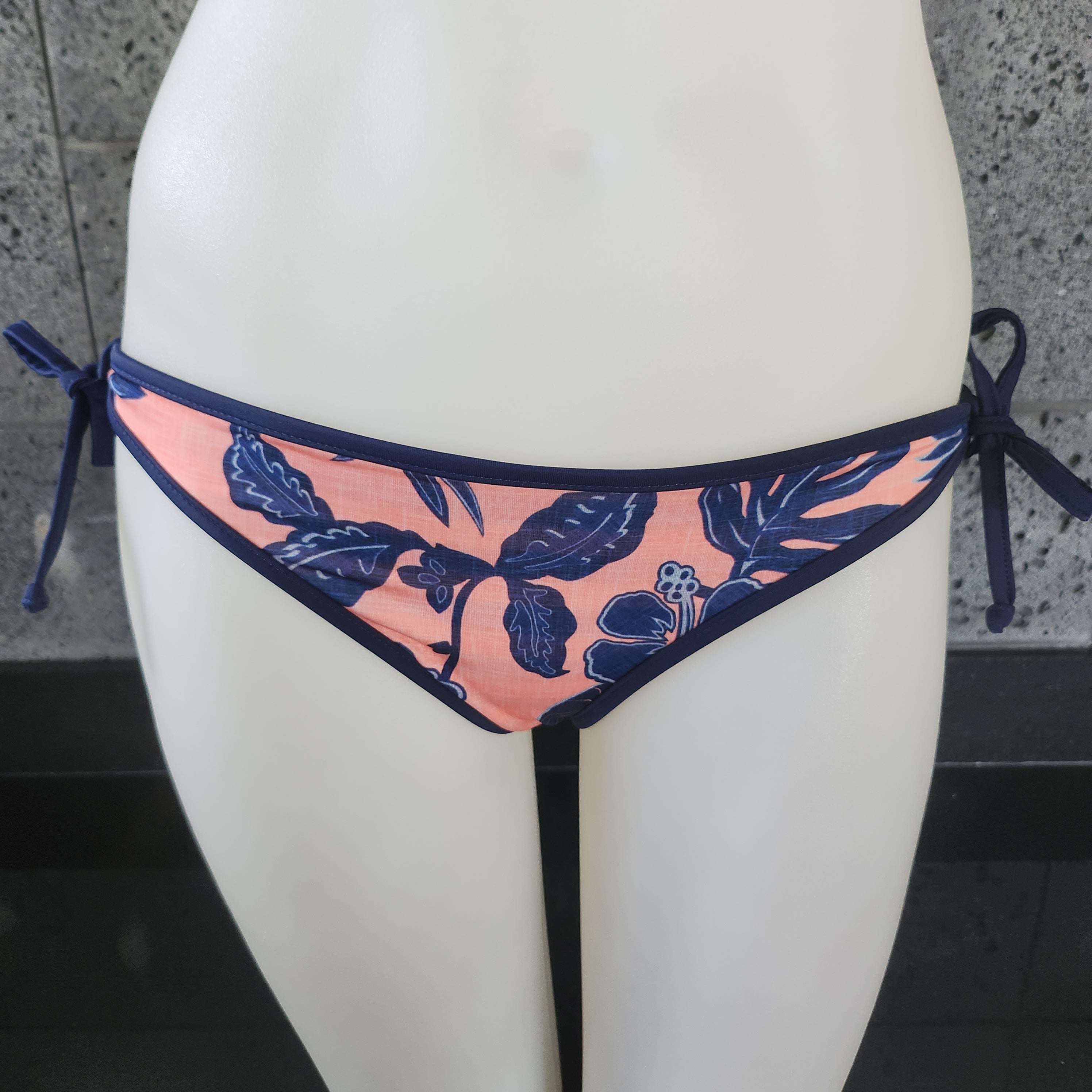 Loco Boutique Thicket Linen Stripe Reversible Bottom Side Ties