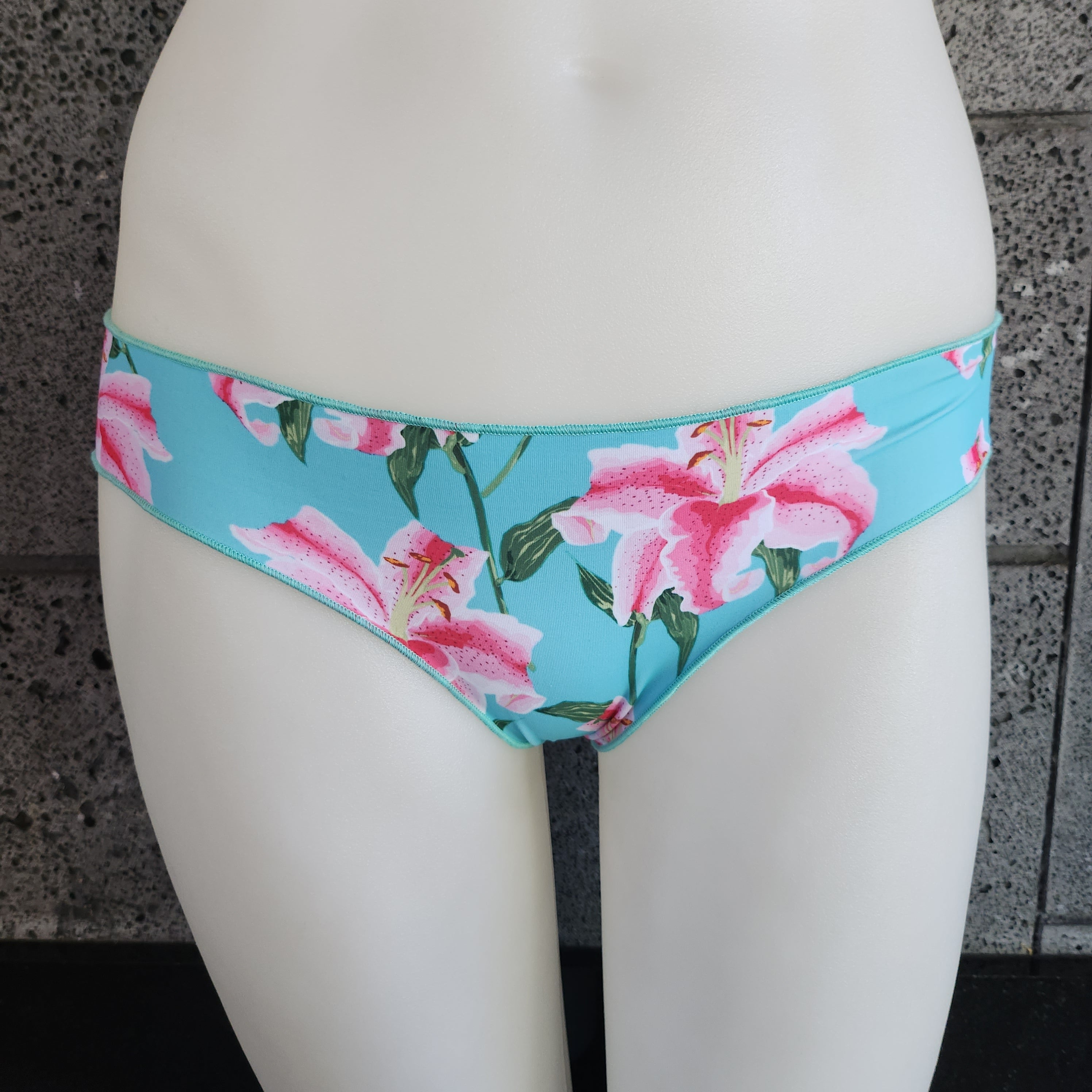 Loco Boutique Lilies Cinched Swim Bottom