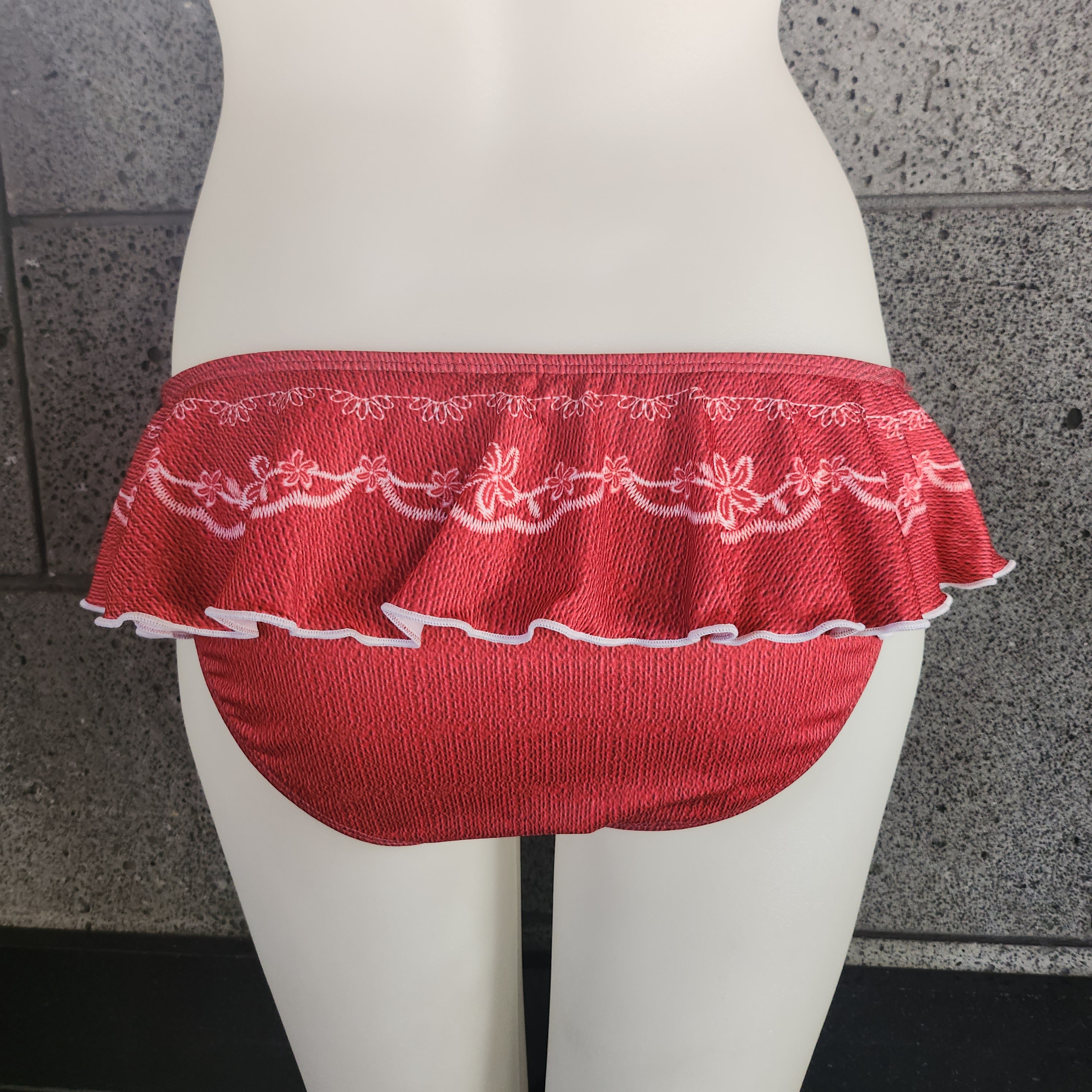 Loco Boutique Embroidery Skirted Bottom