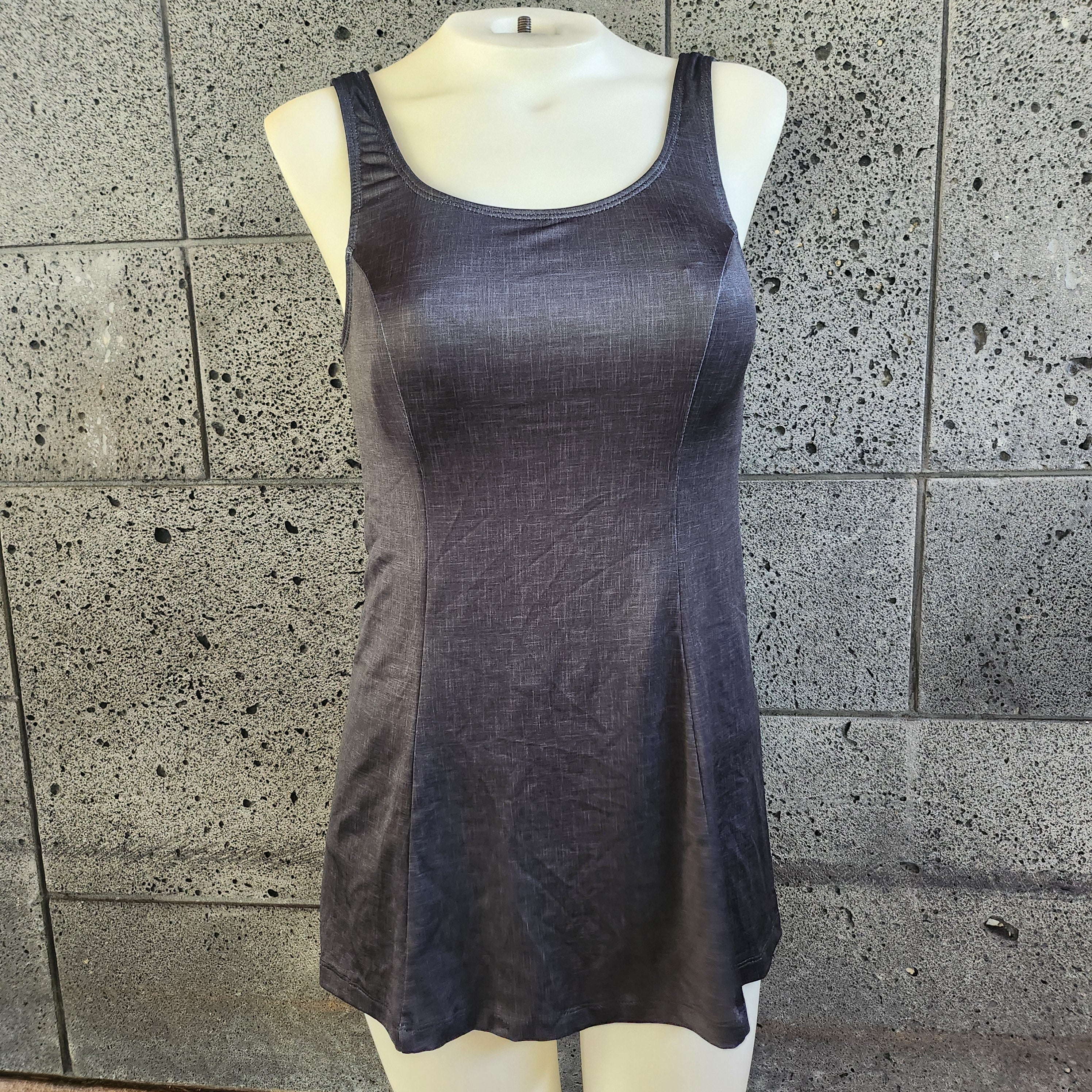 Loco Boutique Linen Princess Seam Swim Dress