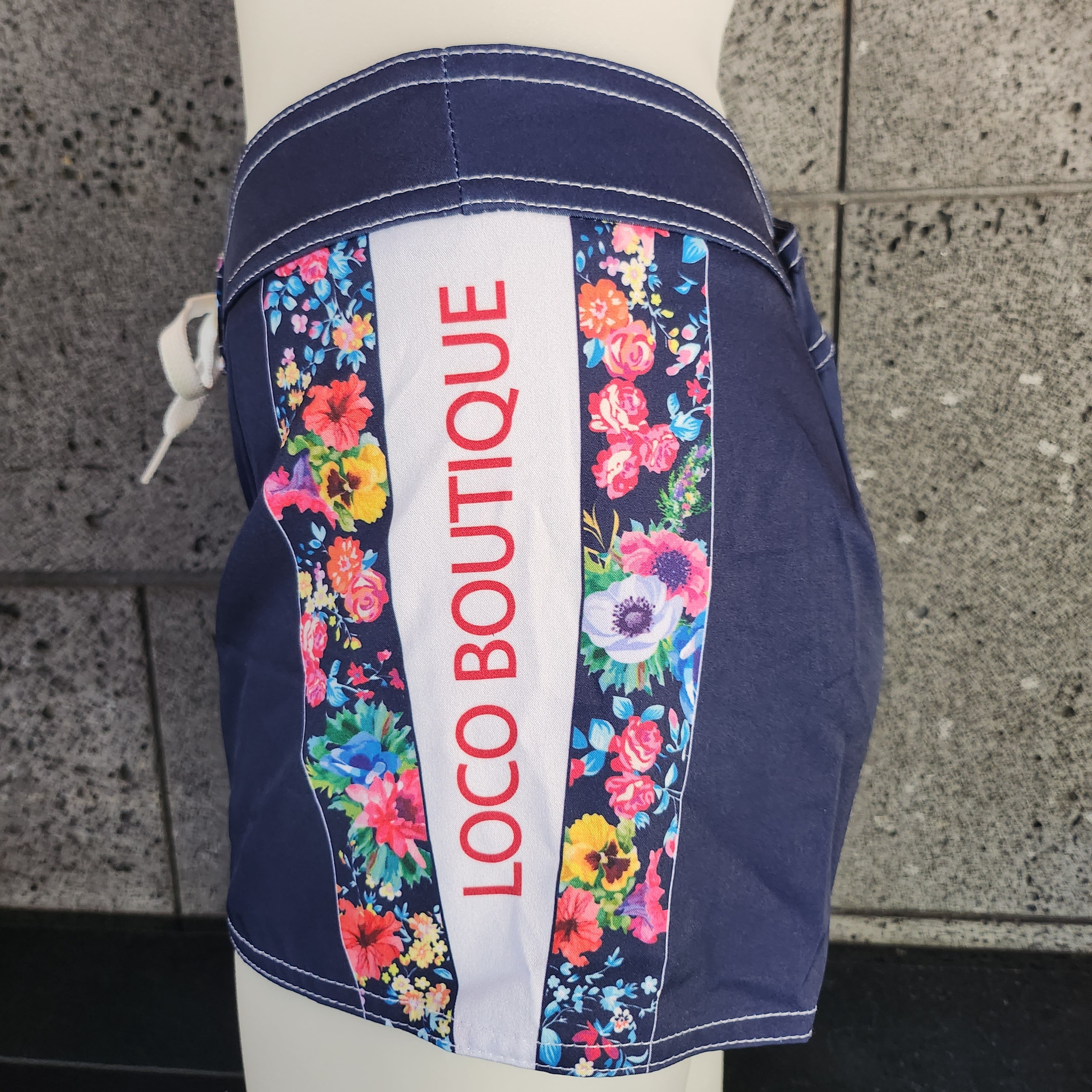 Loco Boutique Logo Florets Boardshort