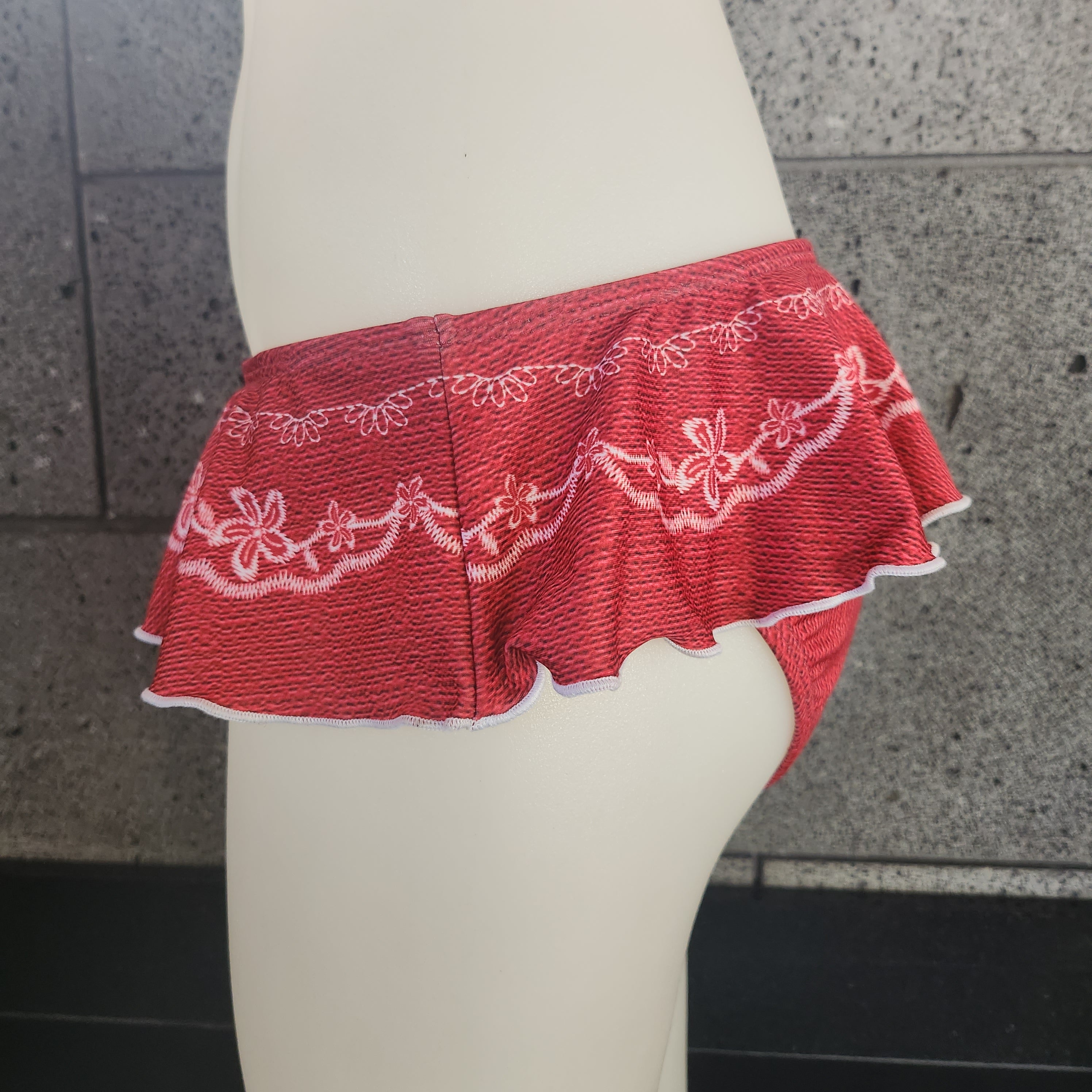 Loco Boutique Embroidery Skirted Bottom