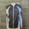 Loco Boutique Two Tone Long Sleeve Hooded Rashguard - BLACK / M