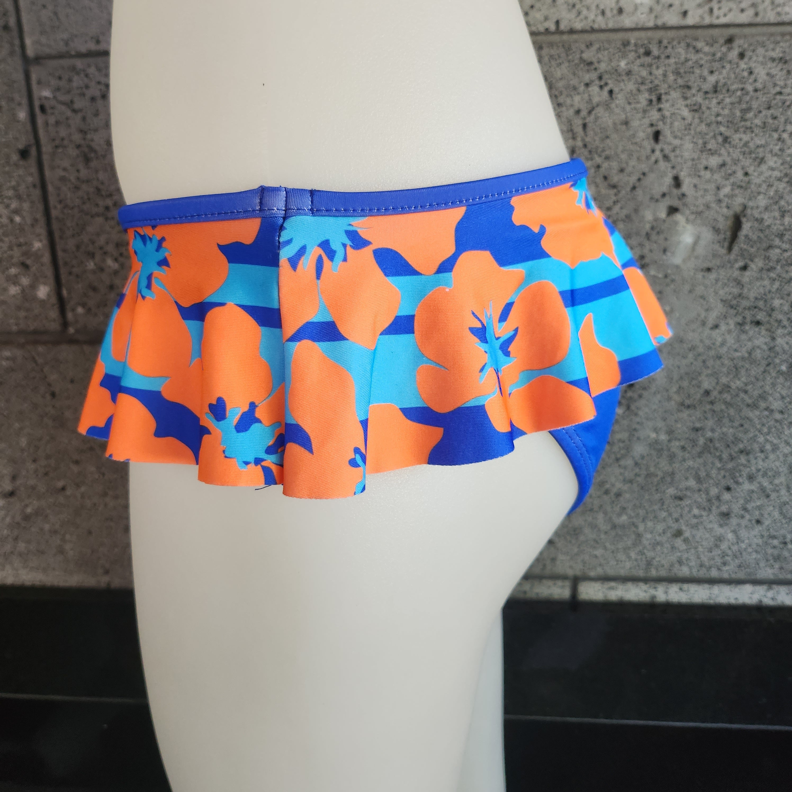 Loco Boutique Hibiscus Stripe Skirted Bottom