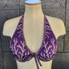 Loco Boutique Coral Underwire Bikini Top - ROYAL-PURPLE / XS