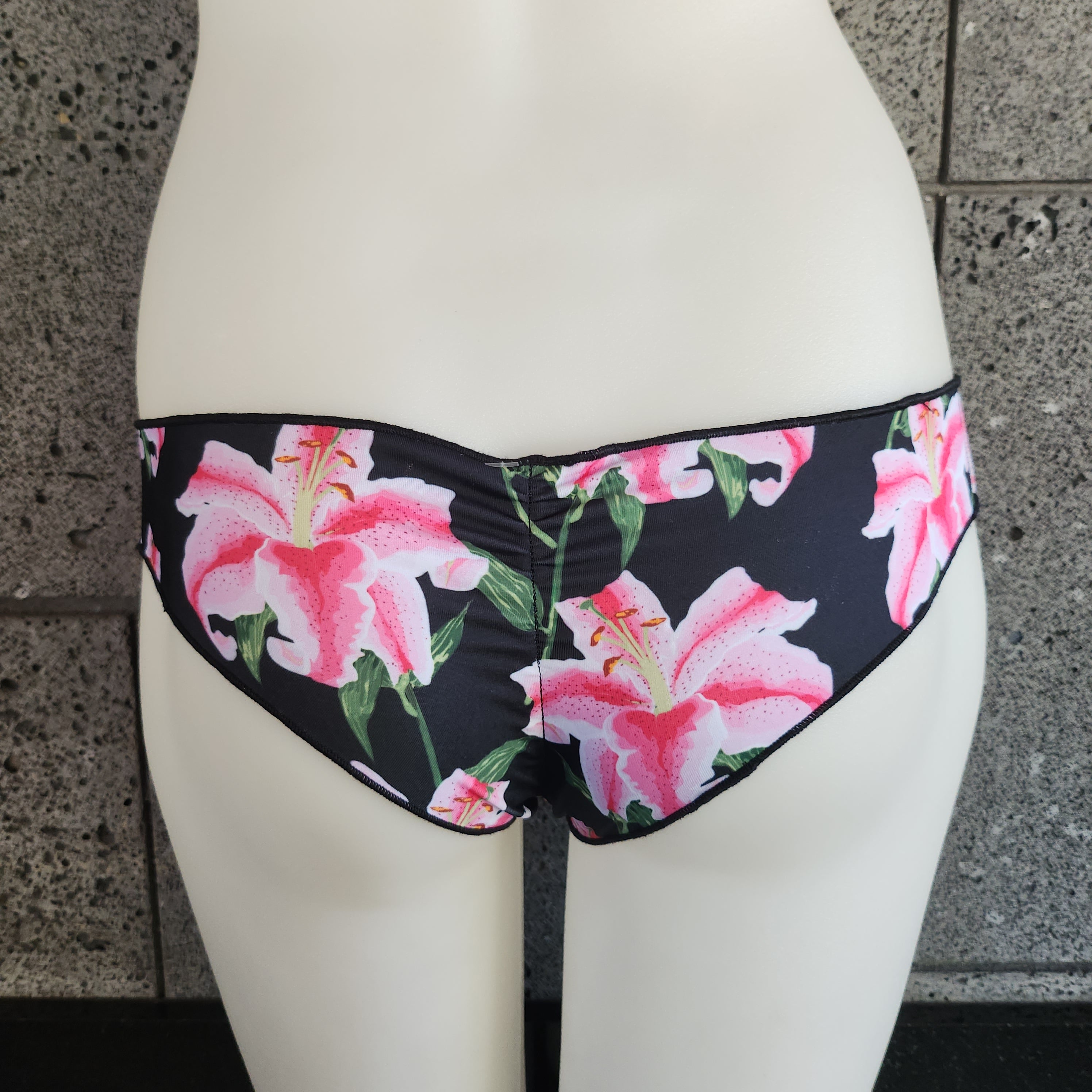 Loco Boutique Lilies Cinched Swim Bottom