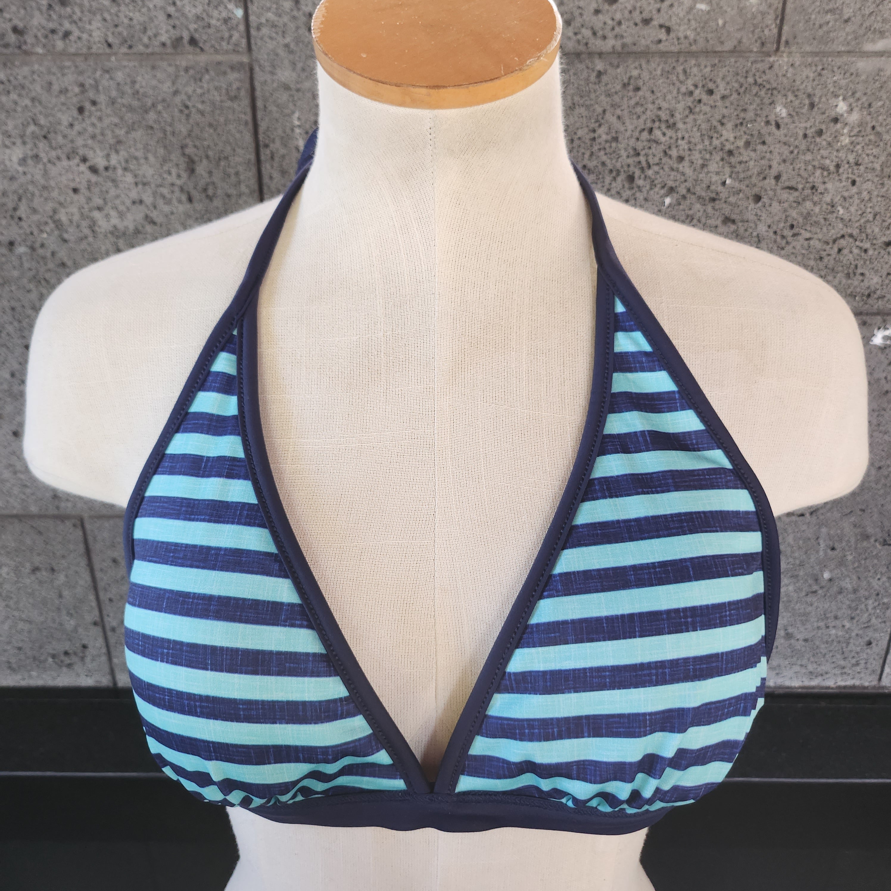 Loco Boutique Thicket Linen Stripe Reversible Banded Chest