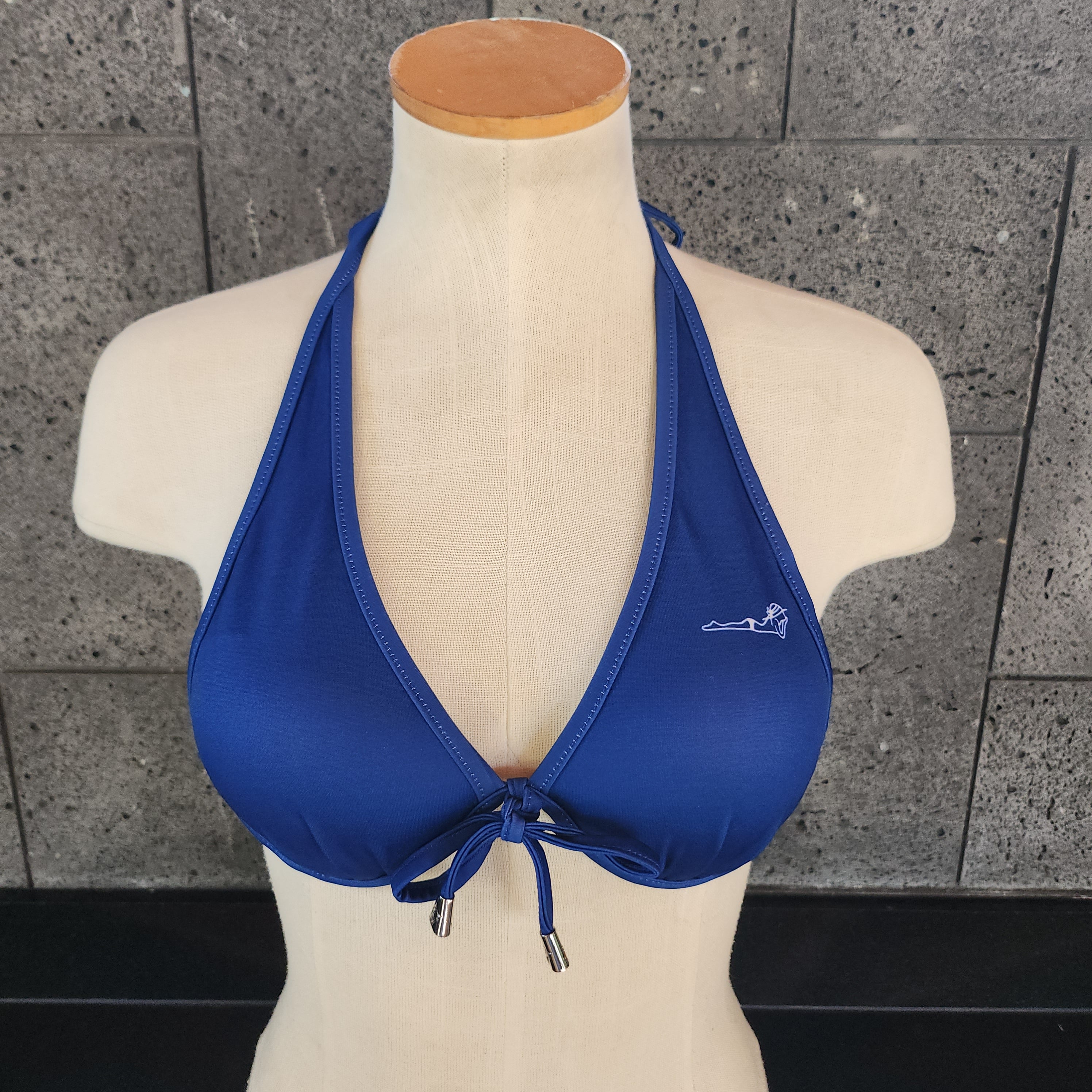 Loco Boutique Solid Logo Tie Back Underwire