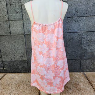 Loco Boutique Hibiscus Line String Gather Short Dress - Loco Boutique