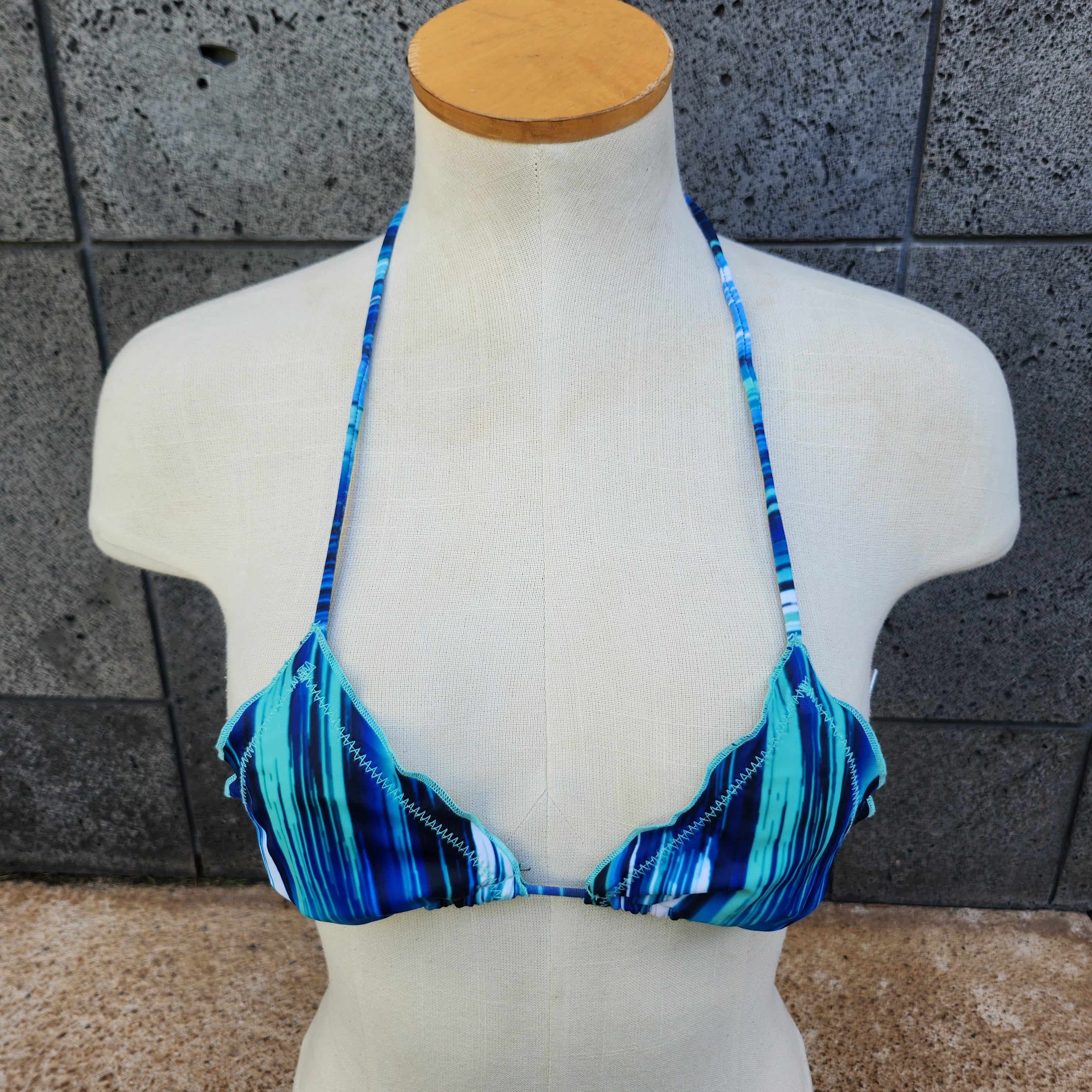 Loco Boutique Soundwaves Triangle Bikini Top