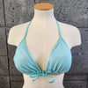 Loco Boutique Stitch Sliding Triangle Bikini Top - MINT / S