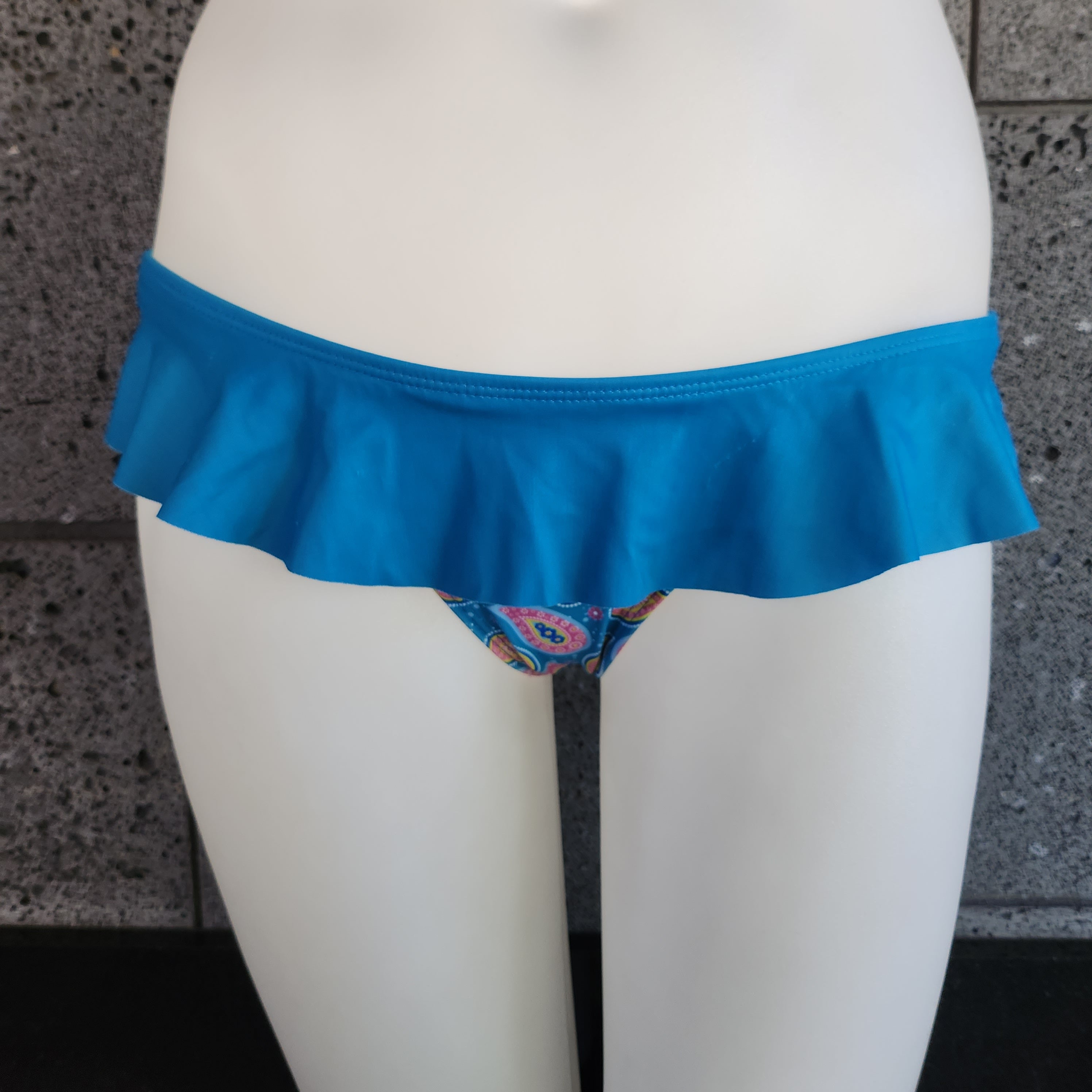 Loco Boutique Paisley Skirted Bikini Bottom