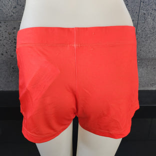 Solid Logo Fitted Shorts - Loco Boutique