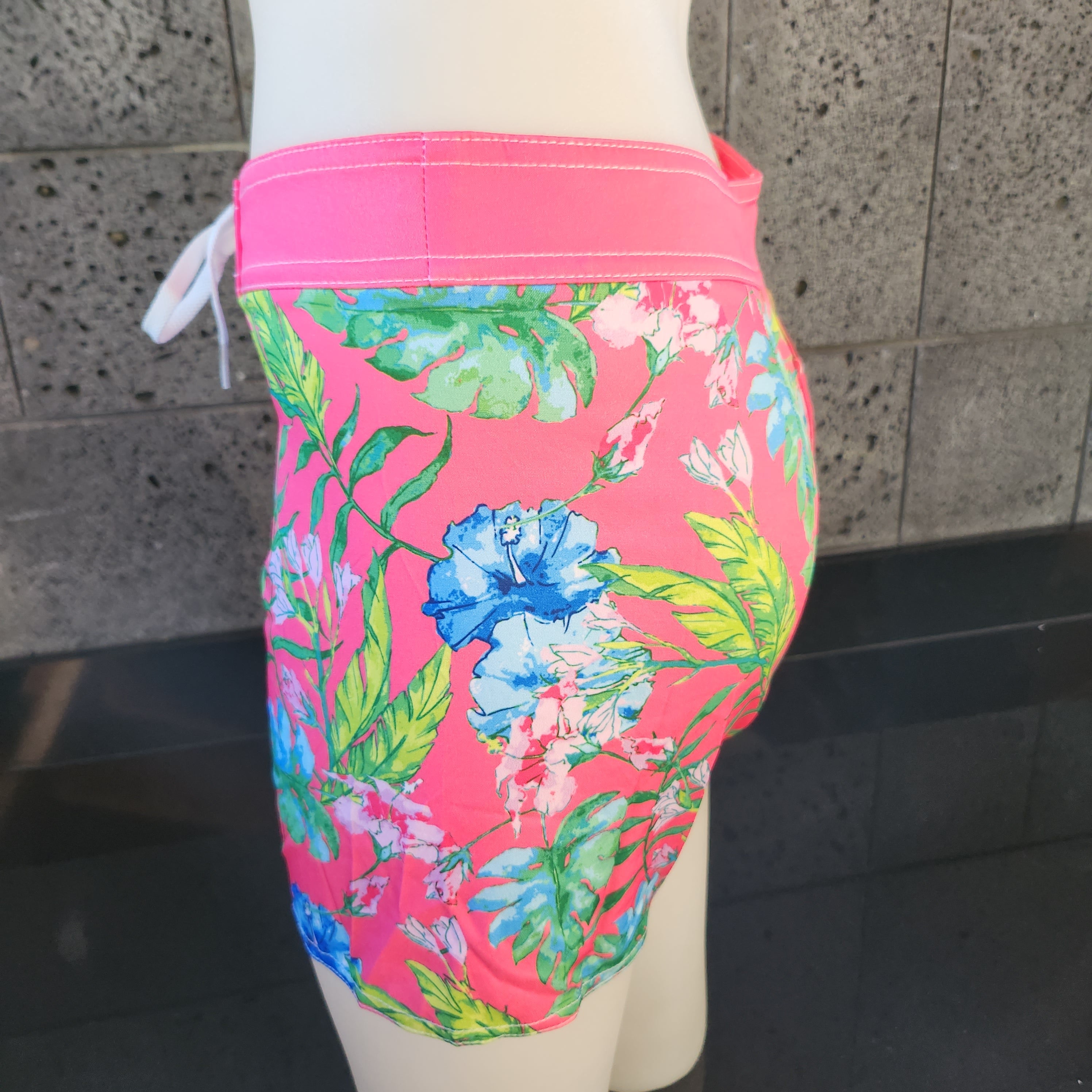 Loco Boutique Water Color Mid-Thigh Length Boardshort