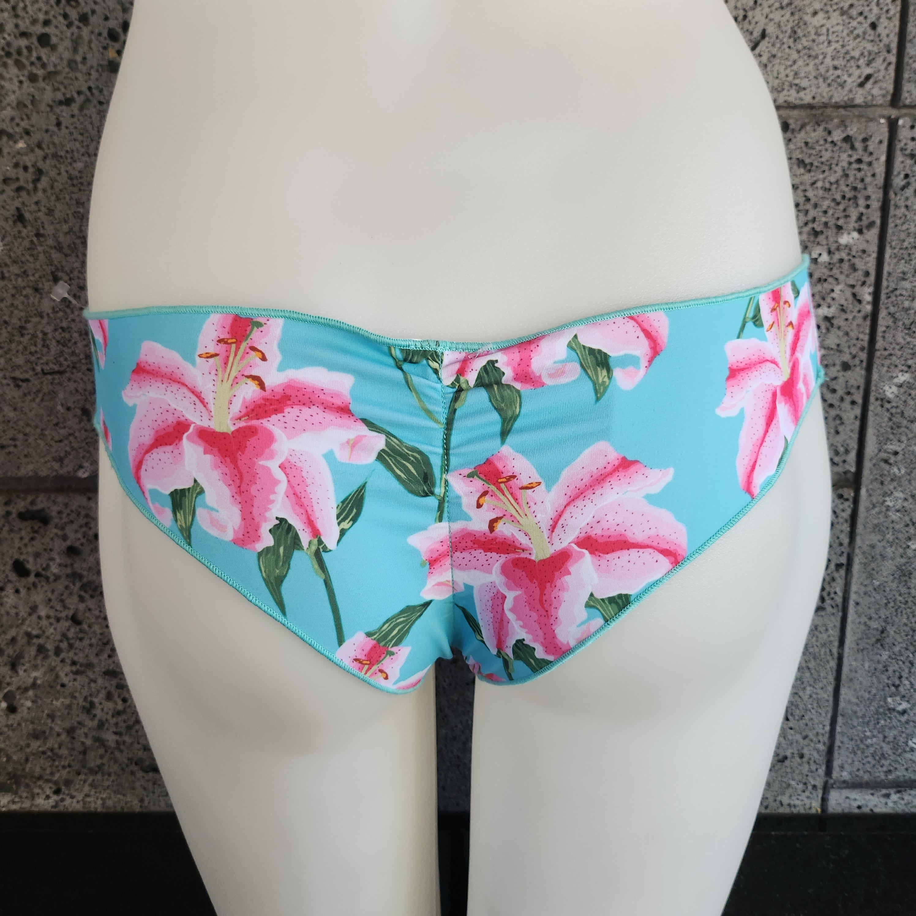 Loco Boutique Lilies Cinched Swim Bottom