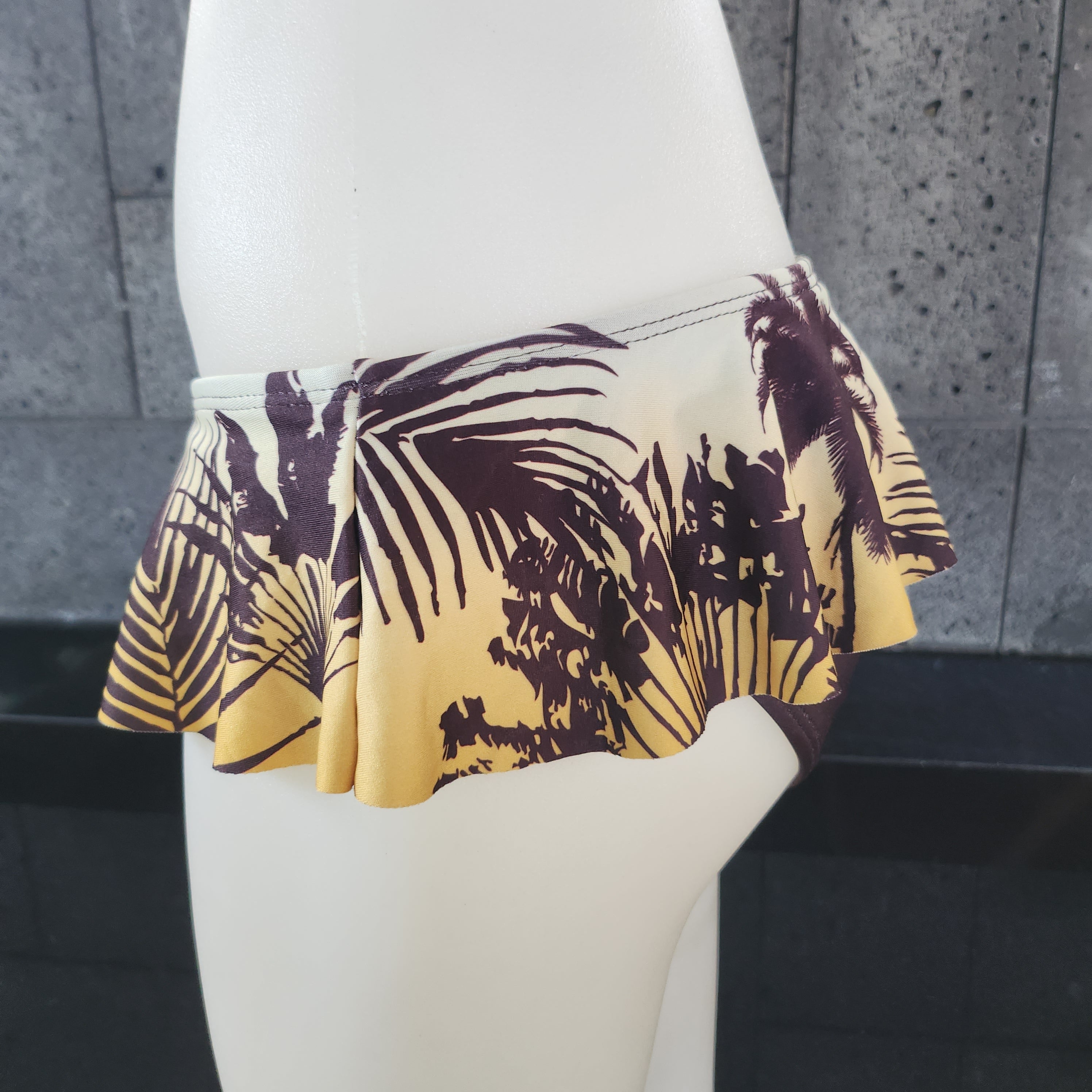 Loco Boutique Shadow Stripe Skirted Bottom