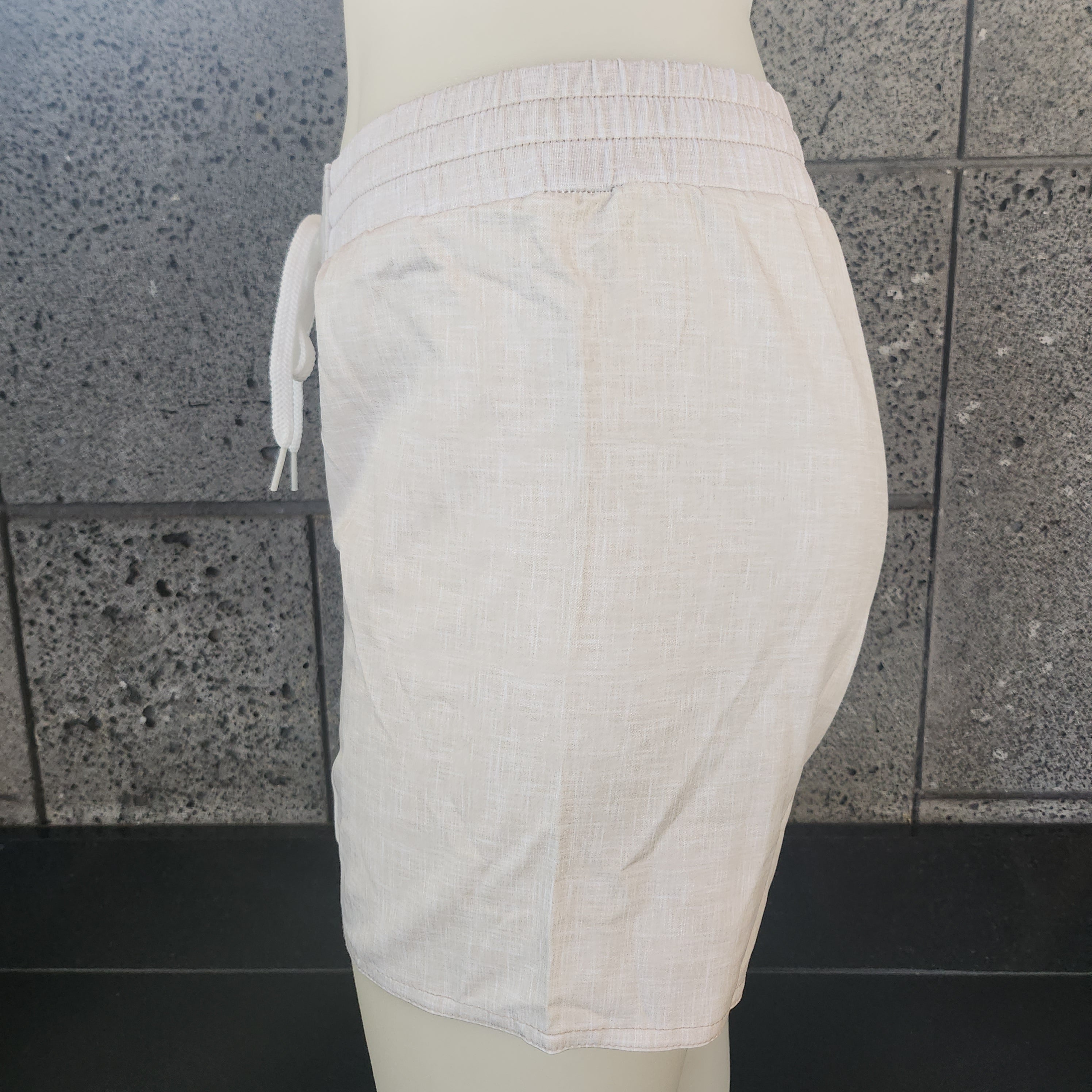 Loco Boutique Linen Mid-Thigh Length Boardshort