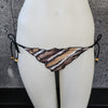 Loco Boutique Tiger Cinched Back Lettuce Edge - BLACK / XS