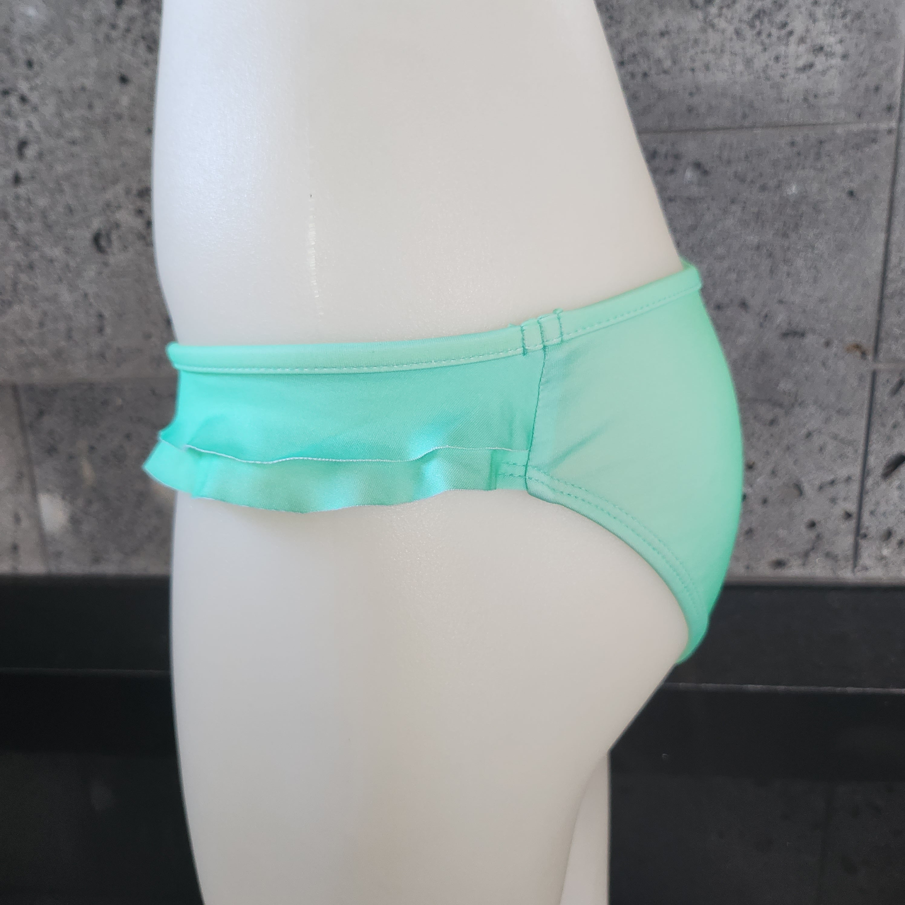 Loco Boutique Solid Logo Double Sided Ruffles Bikini