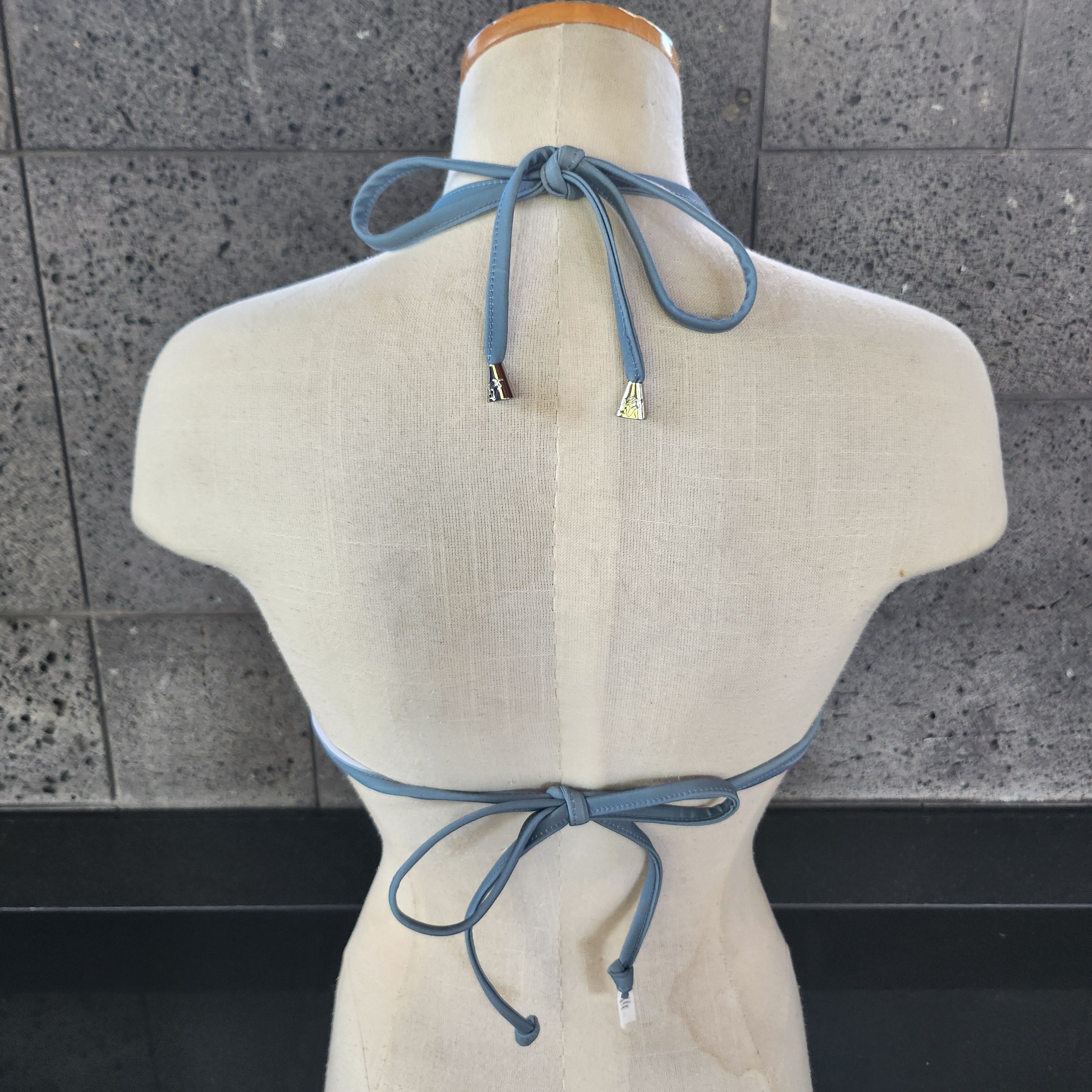 Solid Logo Tie Back Underwire - Loco Boutique