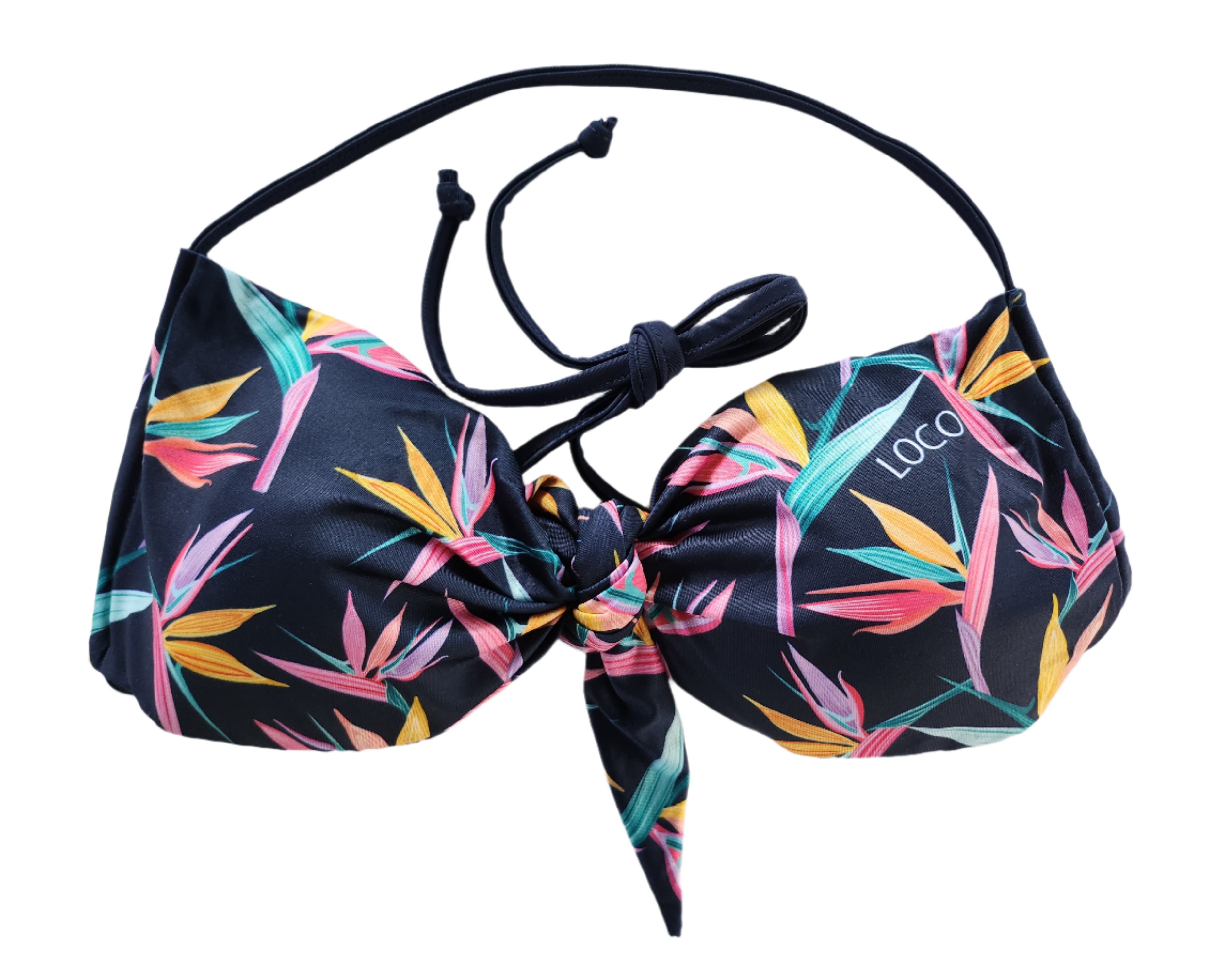 Loco Boutique Bird of Paradise 2.0 Bandeau Bikini Top