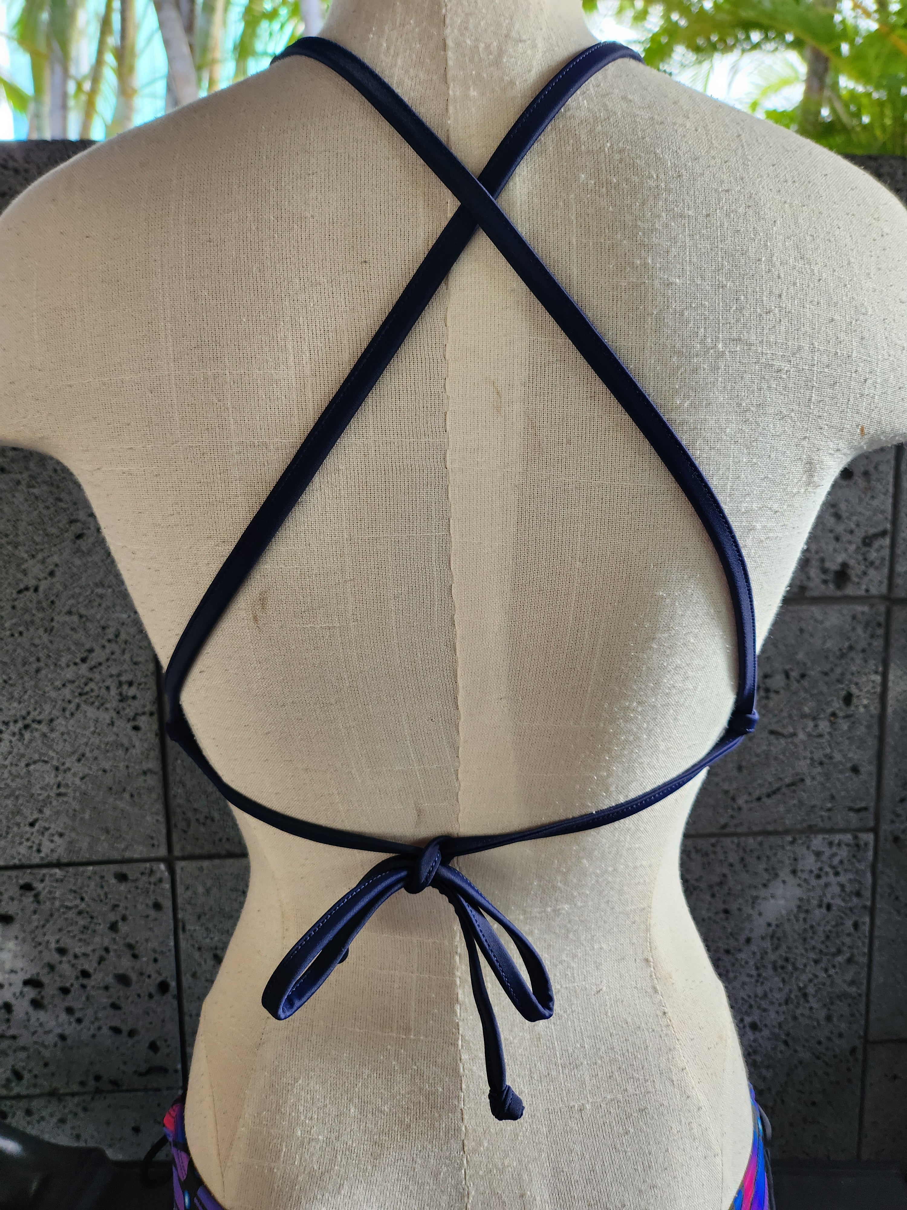 Beach Fun Reversible Tie Back Underwire - Loco Boutique