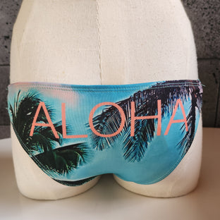 Palm Photo Strappy Spaghetti Sides - Loco Boutique