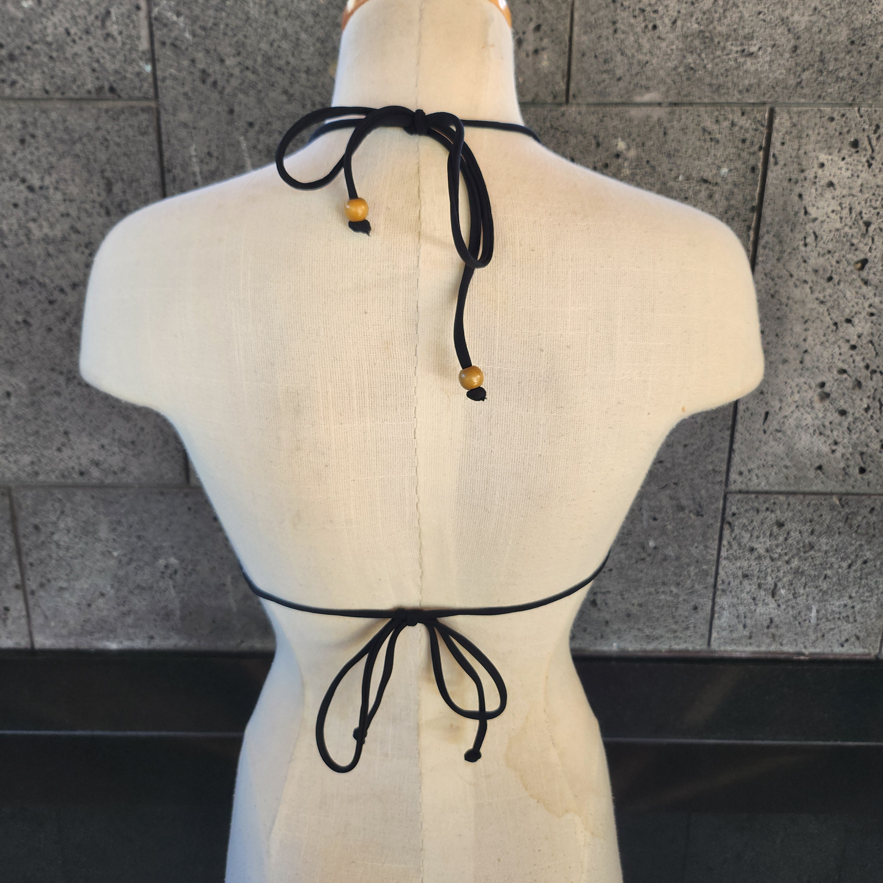 Loco Boutique Woman's Tropical Orchid Sliding Triangle Bikini Top