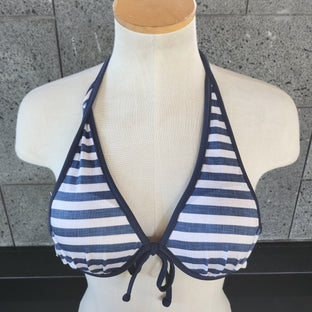 Loco Boutique Thicket Linen Stripe Reversible Underwire