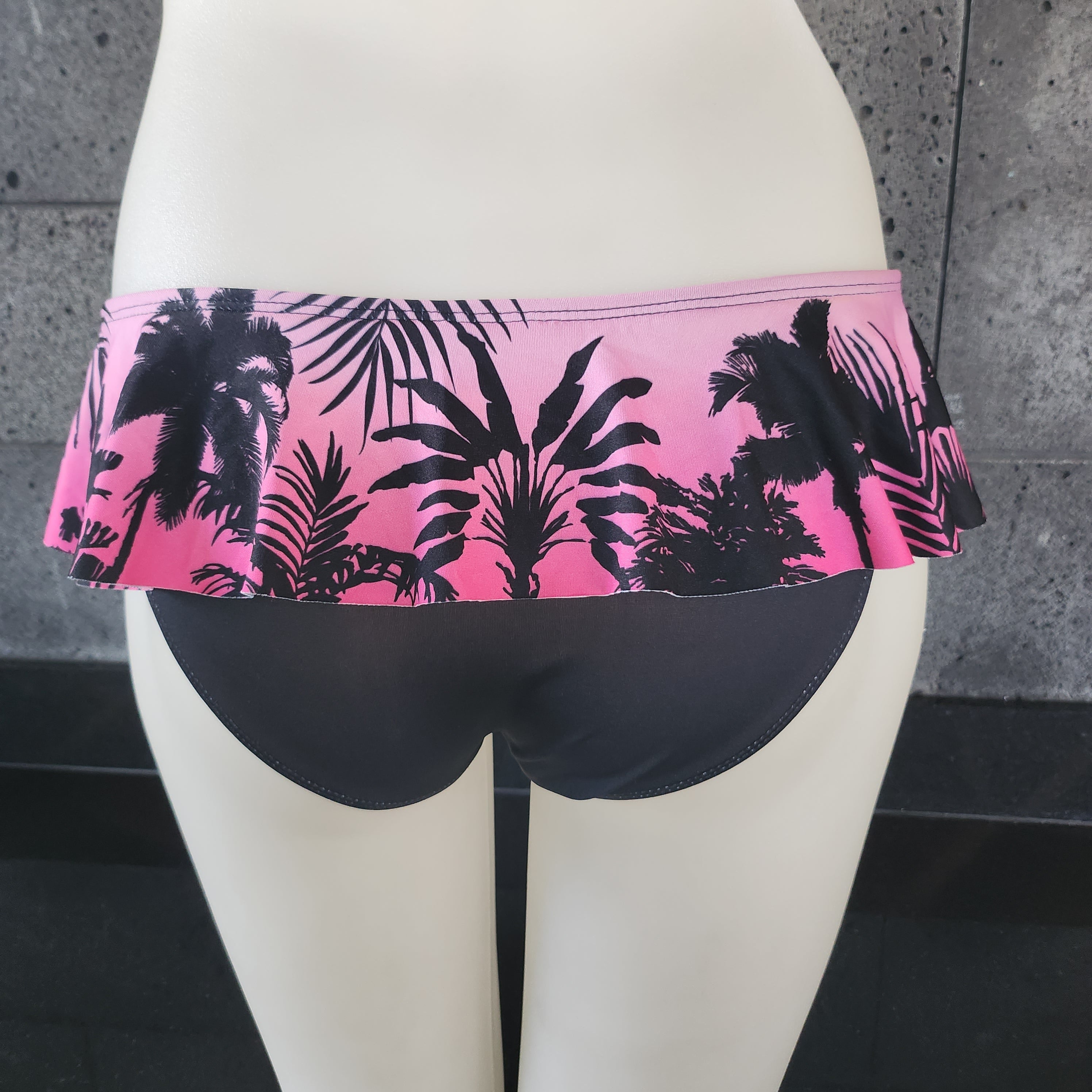 Loco Boutique Shadow Stripe Skirted Bottom