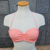 Blank Cinched Front Bandeau - SALMON / XS