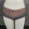 Loco Boutique Azteque Side Gathered Boyshorts - CHESTNUT / XS