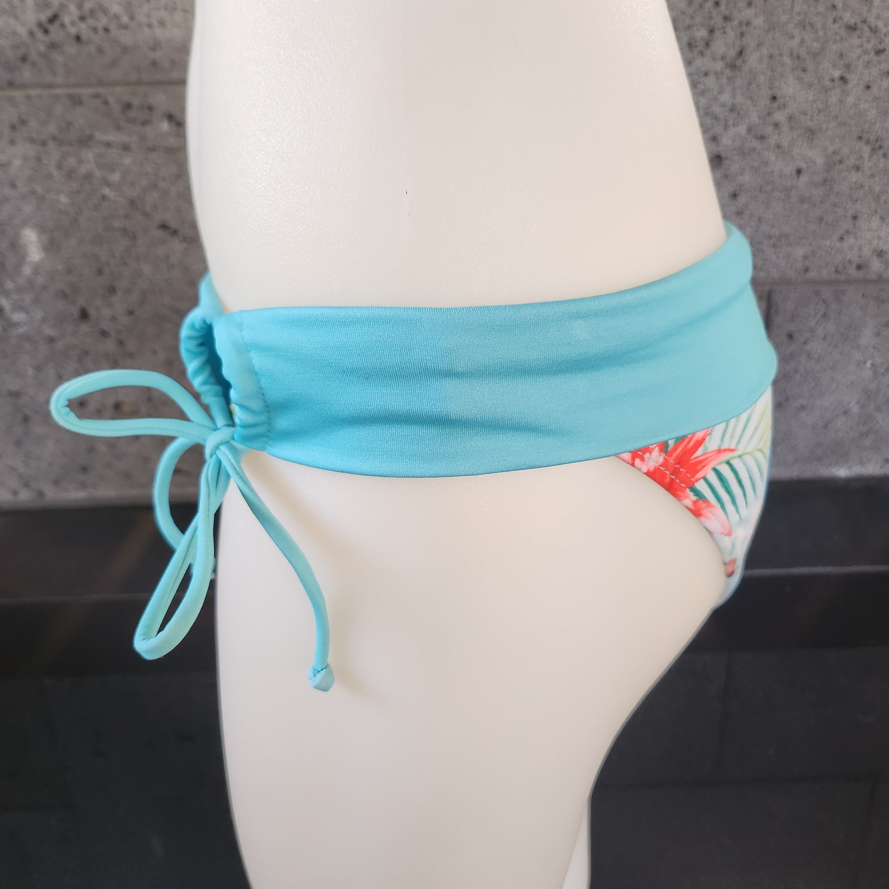 Loco Boutique Woman's Tropical Bird Folded Over Bikini Bottom