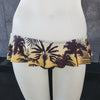 Loco Boutique Shadow Stripe Skirted Bottom - GOLD / XS
