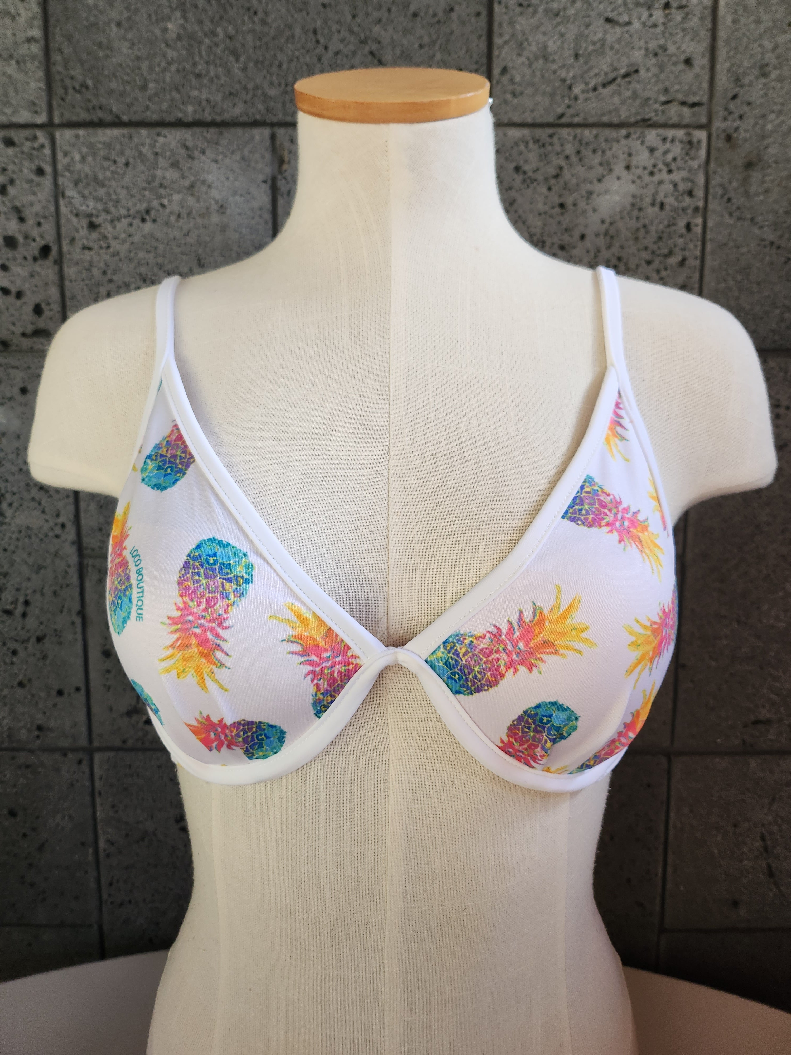 Loco Boutique Assorted Prints Underwire Bikini Top