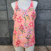Loco Boutique Tropical Orchid Tank - SALMON / OS