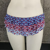Heart of Arrow 3-Tier Ruffle Mid Rise - LIGHT-NAVY / XS