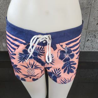 Loco Boutique Thicket Linen Stripe Boardshort