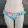 Loco Boutique Minamo Double Sided Ruffles Bikini Bottom - CYAN / M