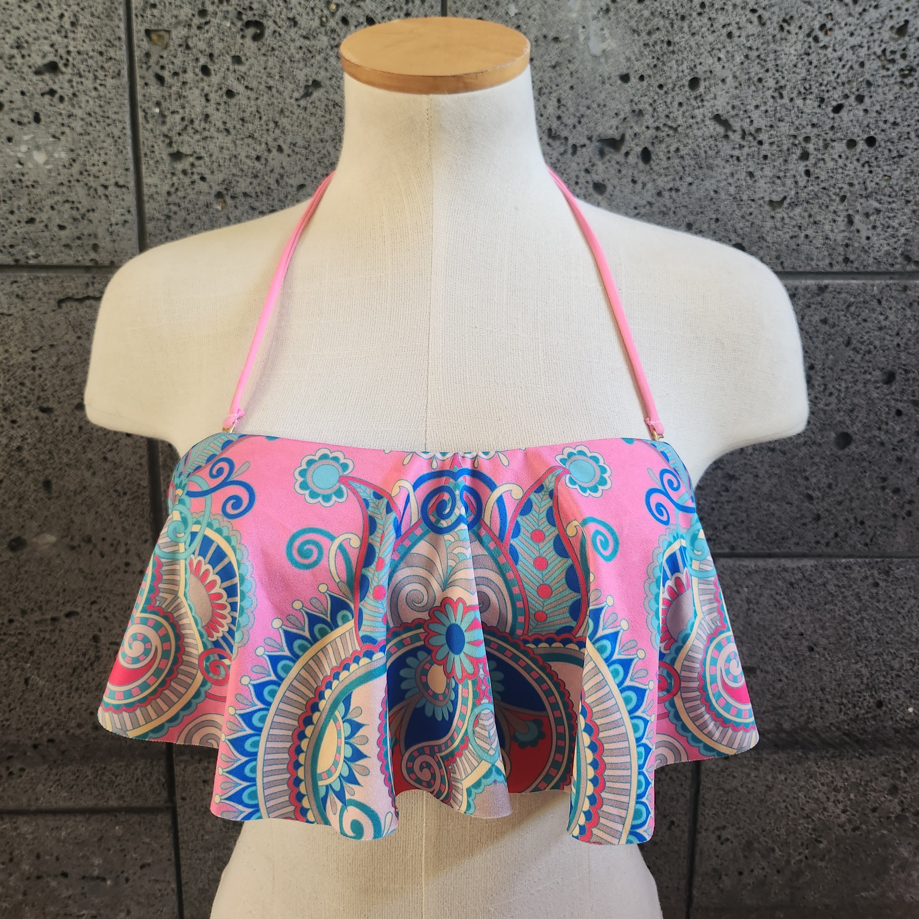 Loco Boutique Magic Carpet Flounce Crop Top